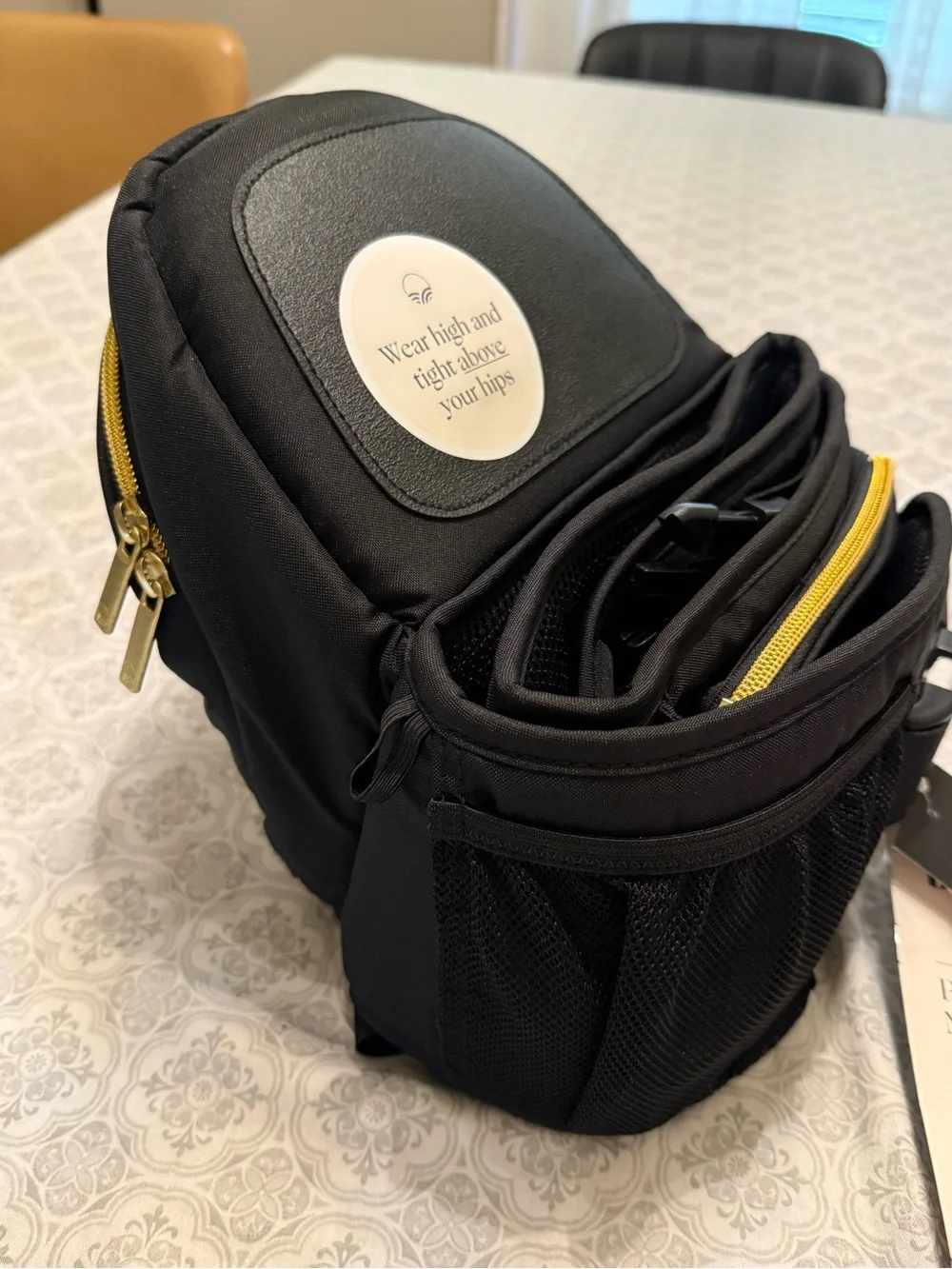 The Tushbaby™ Hip Carrier Black/Gold